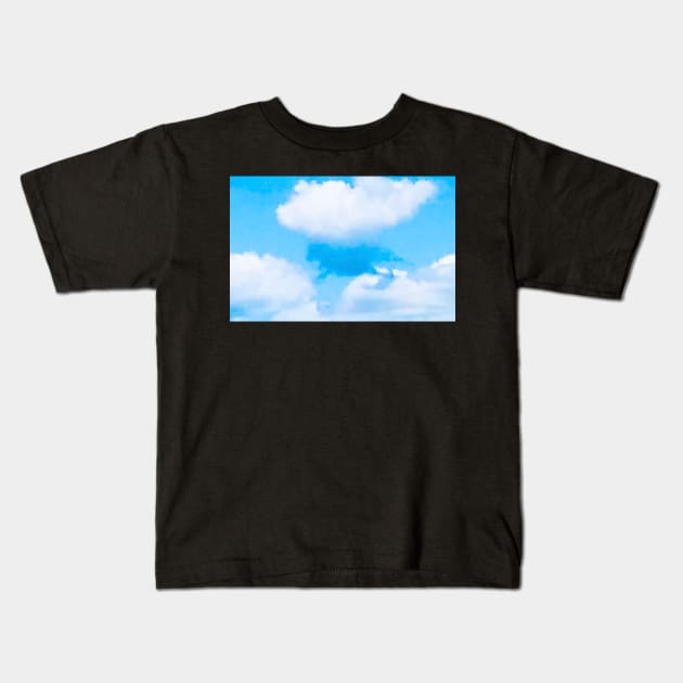 Pegasus Over Watch Hill Kids T-Shirt by joymover